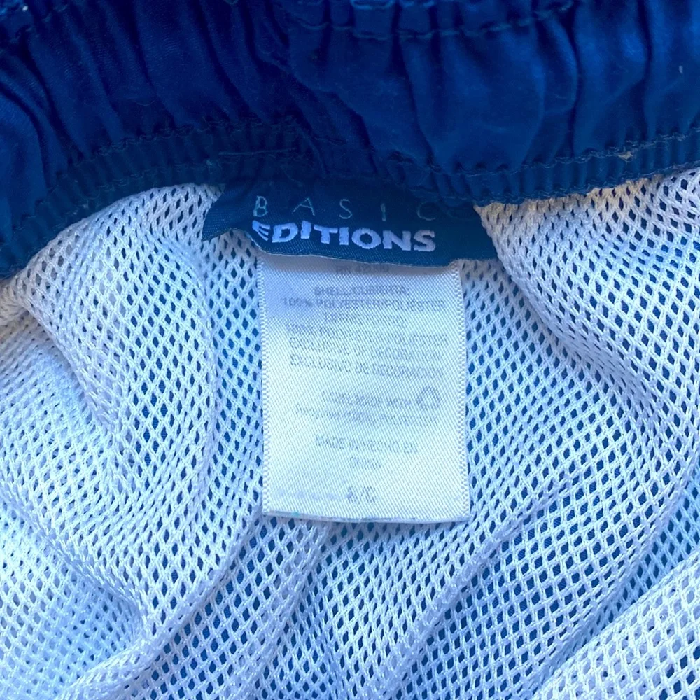 Men’s Blue Bathing Suit - Size Small - Basic Editions - Picture 3 of 3